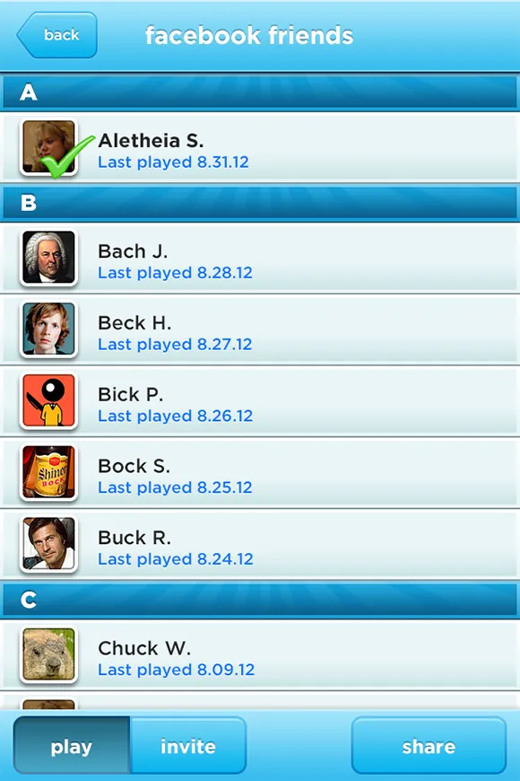 Final Bet Something friends list