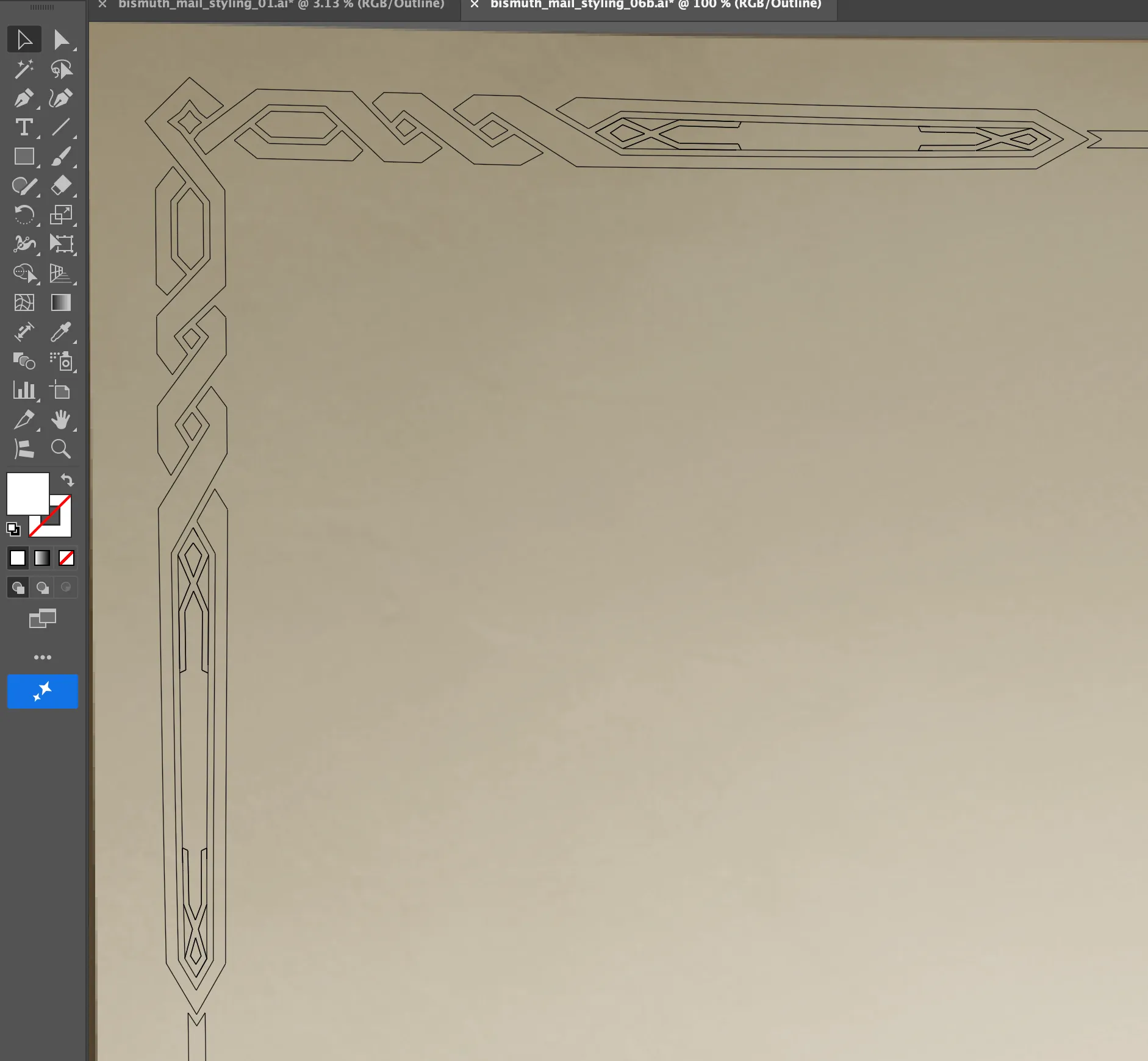 Border element vector design