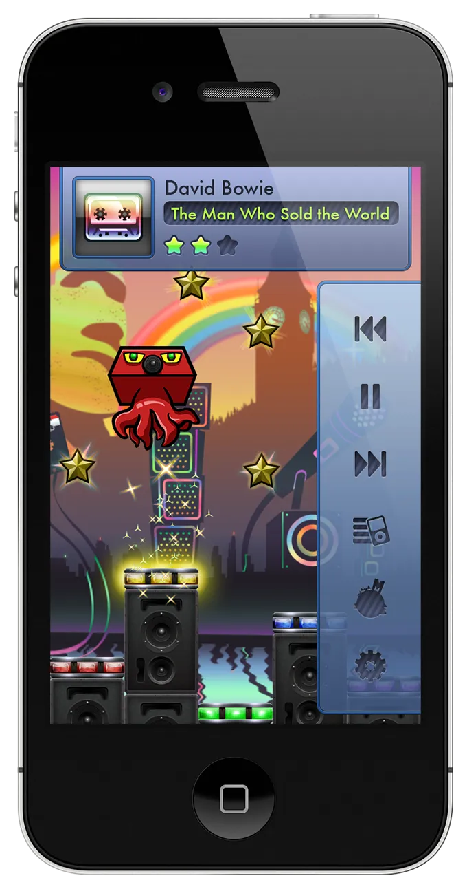 Music player interface and controls